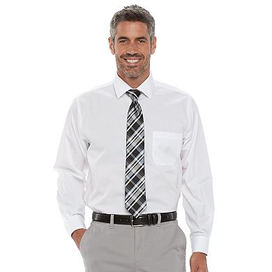 Men's Croft & Barrow® Regular-Fit Stretch Collar Dress Shirt and ...