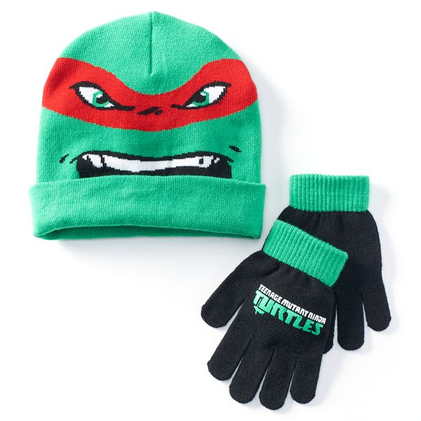 Boys Teenage Mutant Ninja Turtles Hat Gloves Set - teenage mutant ninja turtles roblox id