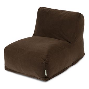 Majestic Home Goods Velvet Beanbag Chair Lounger