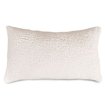 Majestic Home Goods Faux Sherpa Sheepskin Oblong Throw Pillow