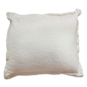 Majestic Home Goods Faux Sherpa Sheepskin Floor Throw Pillow