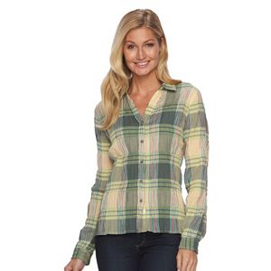 Women's Woolrich Carabelle Plaid Crinkle Shirt