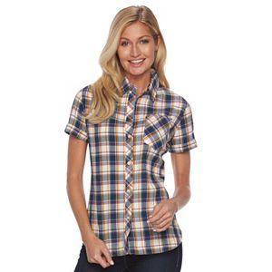 Women's Woolrich Tall Pine Seersucker Plaid Shirt