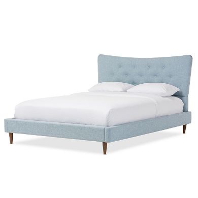 Baxton Studio Hannah Mid-Century Modern Platform Bed