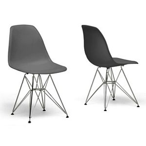 Baxton Studio Azzo Side Chair 2-piece Set