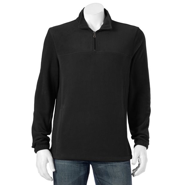 Croft and barrow mens fleece pullover hot sale