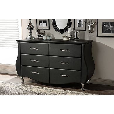 Baxton Studio Enzo 6-Drawer Dresser