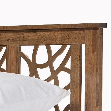 Baxton Studio Trina Tree Branch Platform Bed