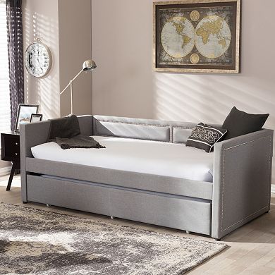 Baxton Studio Raymond Twin Daybed & Trundle