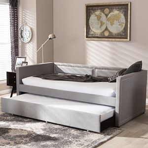 Baxton Studio Raymond Twin Daybed & Trundle