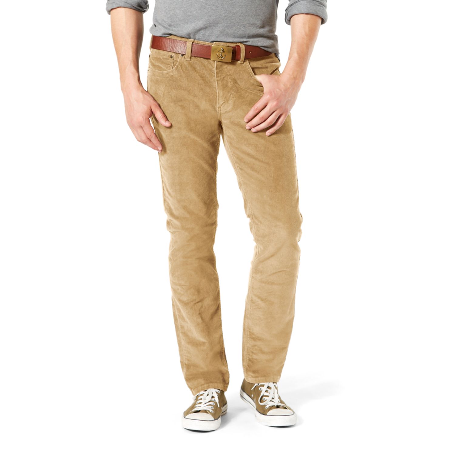 dockers men's pleated corduroy pants