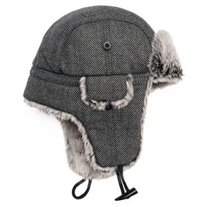 Peter Grimm Lennox Diagonal Stripe Trapper Hat