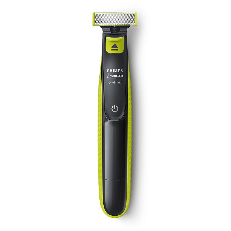 Philips Norelco - OneBlade Wet/Dry Electric Trimmer - Lime Green/Charcoal Gray
