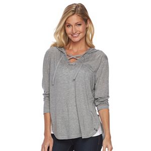 Women's Woolrich Park Rapids Wool-Blend Lace-Up Top