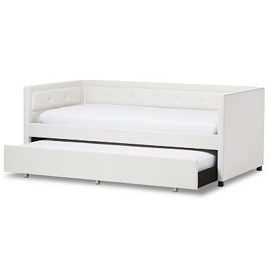 Baxton Studio Frank Twin Daybed & Trundle