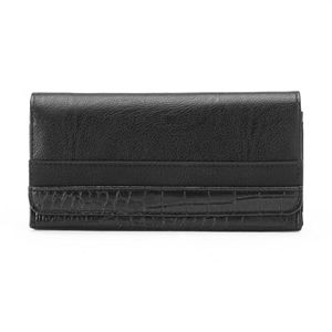 Croft & Barrow® RFID-Blocking File Master RFID-Blocking Crocodile Wallet