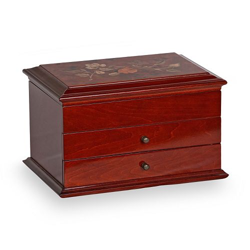 Mele Designs Rosie Wood Jewelry Box in Walnut