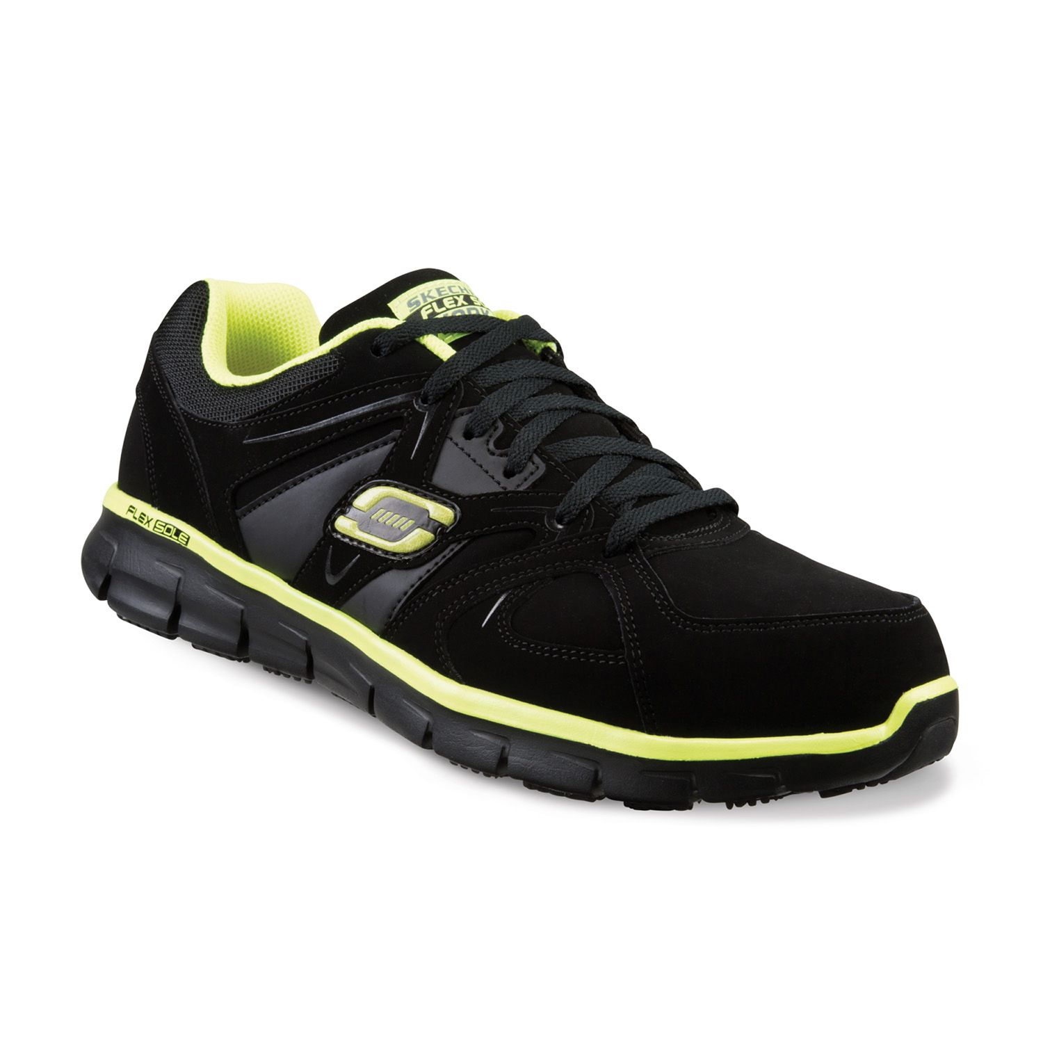 skechers synergy ekron alloy toe work shoe