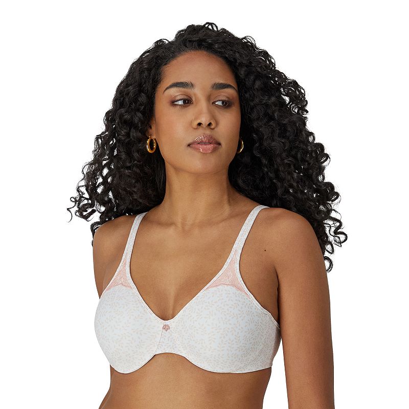 Bali Passion For Comfort Full-Figure Minimizer Underwire Bra DF3385, Women's, Size: 42 D, Pink Leaf