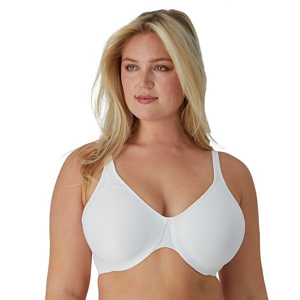 Just My Size Women's Comfort Strap Minimizer Soft Cup Bra, White, 44D :  : Clothing, Shoes & Accessories