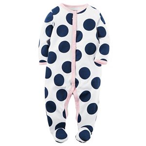 Baby Girl Carter's Polka-Dot Sleep & Play