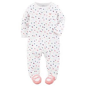 Baby Girl Carter's Polka-Dot Ballerina Sleep & Play