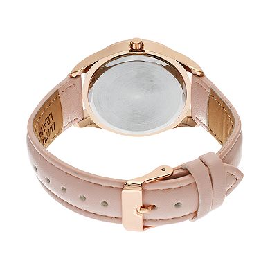 Folio Women's Crystal Watch & Bangle Bracelet Set