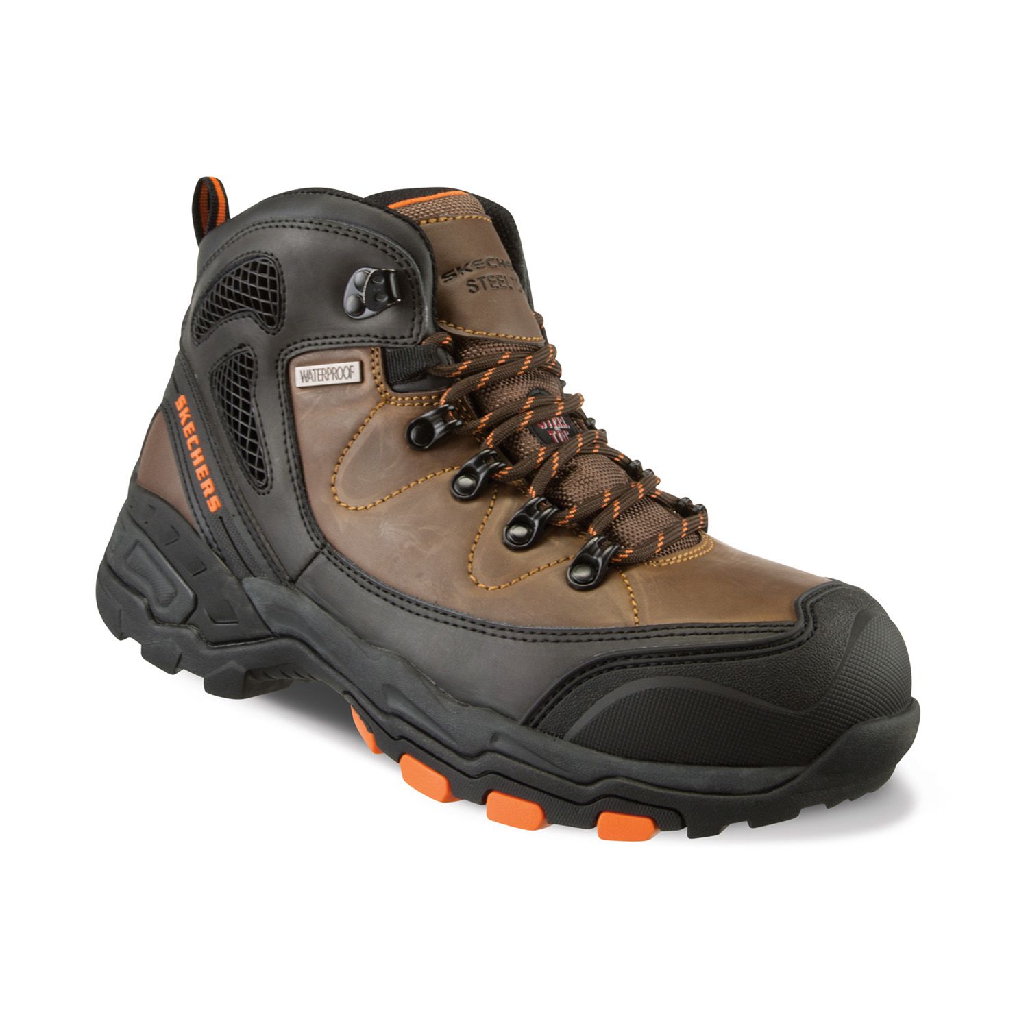 skechers steel toed boots