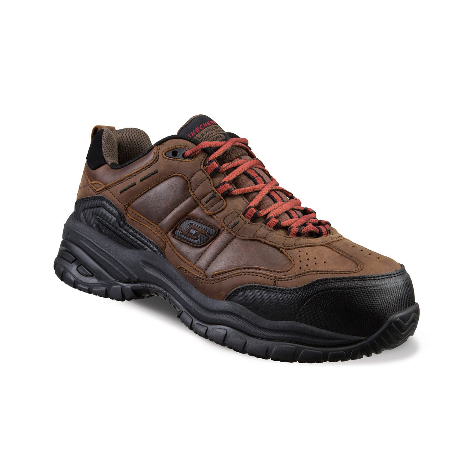 skechers men's work soft stride constructor shoes