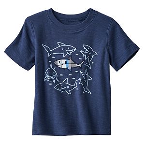 Baby Boy Jumping Beans® Embroidered Slubbed Tee