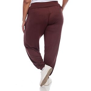 white mark harem pants