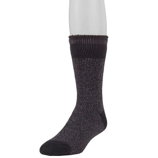 Men's Heat Holders Thermal Block Twist Crew Socks