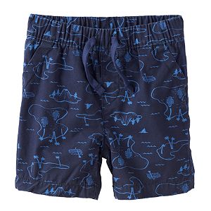 Baby Boy Jumping Beans® Print Canvas Shorts