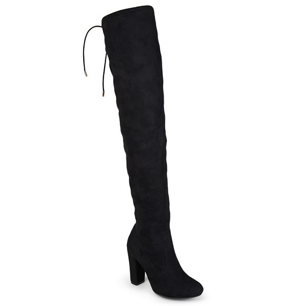 Journee Collection Maya Women's Over-The-Knee Boots - Black (10 MED)