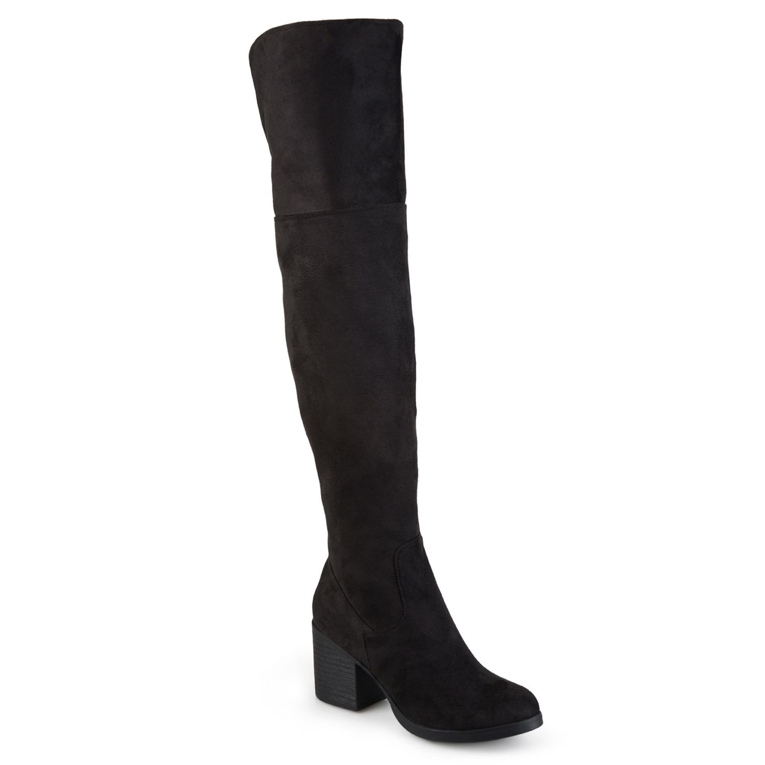 journee collection maya wide calf thigh high boot