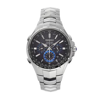 Seiko Men's Coutura Stainless Steel Solar Chronograph Watch - SSG009