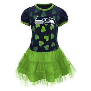 Baby Seattle Seahawks Love To Dance Tutu Dress