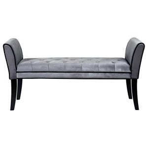 Armen Living Adelita Velvet Bench