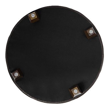 HomePop Winston Round Storage Ottoman