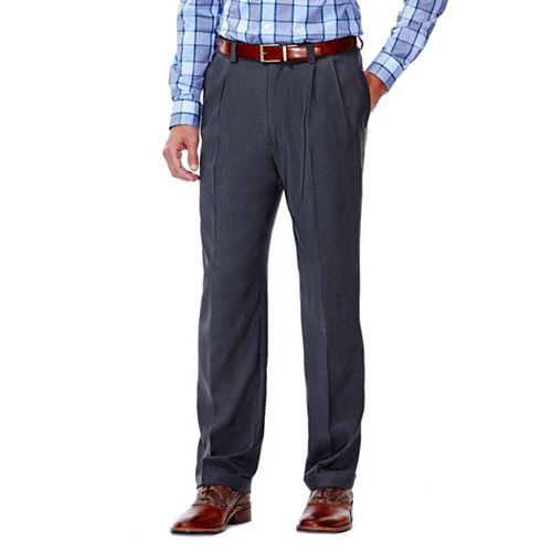 Men’s J.M. Haggar Premium Classic-Fit Pleat-Front Stretch Suit Pants