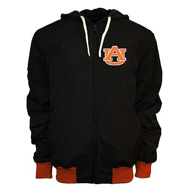 Men's Franchise Club Auburn Tigers Power Play Reversible Hooded Jacket