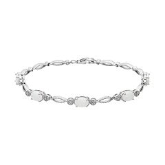 WSU Silver Square Bracelet