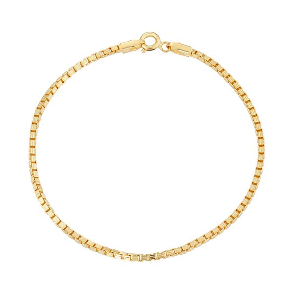 Bracelet Simple Adjustment Chain Lottery Gold K Gold – Provain Shop