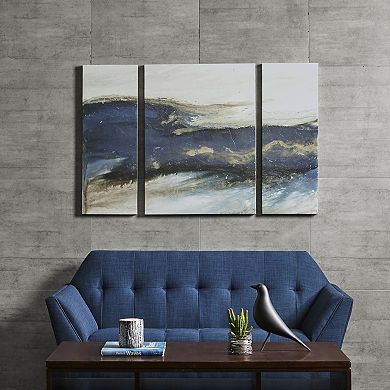 INK+IVY Rolling Waves Triptych Canvas Wall Art 3-piece Set