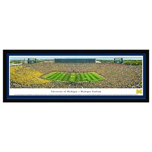 Michigan Wolverines Football Stadium Framed Wall Art