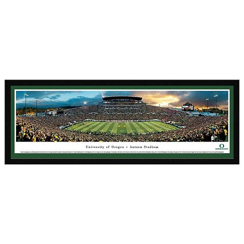 Oregon Ducks Football Stadium Framed Wall Art