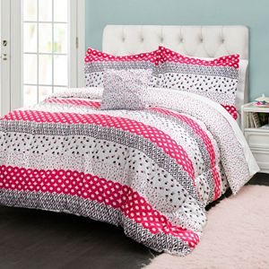 Lush Decor Franny Reversible Comforter Set