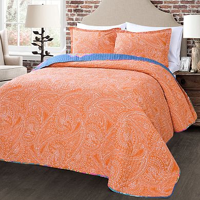Lush Decor Boho Chic 3-piece Reversible Quilt Set