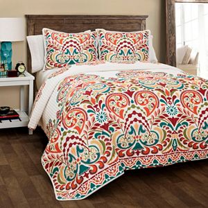 Lush Decor Clara 3-piece Reversible Quilt Set