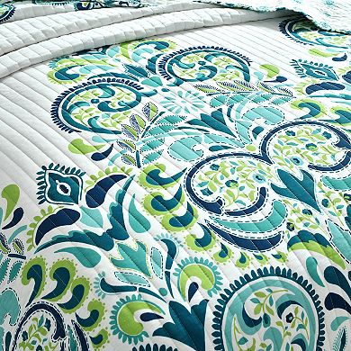 Lush Decor Clara Quilt and Sham Set